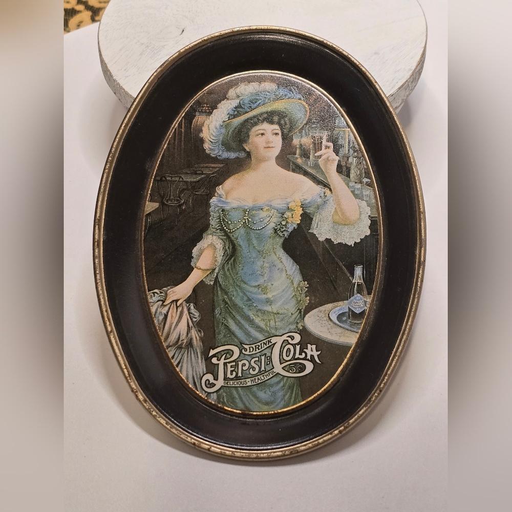 Pepsi Cola Tin Tray Farcraft Inc Advertising Made in the USA ~Read Details